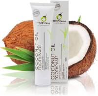 Tropicana ยาสีฟันน้ำมันมะพร้าว COCONUT OIL TOOTHPASTE 100 g. ทรอปิคาน่ายาสีฟัน เพื่อการทำ Oil Pulling ที่ง่ายขึ้น เพียงแค่แปรง