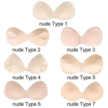 Thick Bra Pads Inserts, Breast Enhancers Inserts, Latex Bras Inserts Push  Up Pads for Sports Bra Cups Swimsuit