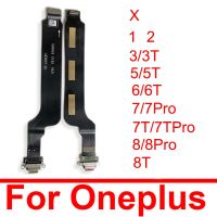 สายชาร์จ USB Flex สําหรับ Oneplus 1 2 X 3 3T 5 5T 6 6T 7 7T 8 8T Pro USB Charger Port Connector Flex Cable Repair Replacement