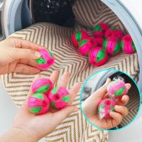 【YF】 Cat Hair Remover Reusable Ball Wool Sticker Pet Fur Lint Catcher Nylon Laundry Sticky Balls Washing Machine Filter