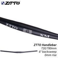 Ztto Mtb จักรยานมือจับโลหะผสมอลูมิเนียมบาร์เหล็กแบนตรงหนา6มม. 720มม. มือจับจักรยานเสือภูเขาขนาดมม. 780มม.