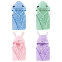 ┋ Baby Cartoon Cute Animal Hooded Bath Towel Ultra Soft Super Absorbent Bathrobe Cloth Robe for Boys Girls G99C