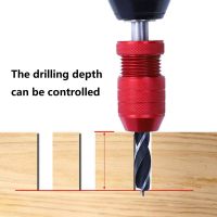 Adjustable Drill Stop Consistent Drilling Drill Stop Collar Limit Rings Locator Depth Stopper for Drilling 8-12.7mm Drill Bit