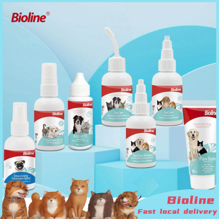 BIOLINE 2026 Expire Tear Stain/Eye Care /Ear Care/Ear Mites /Dry Clean