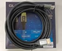 Cable HDMI 8K M/M (3M) V.2.1 GLINK GL402 สายสัญญาณ เวอร์ชั่น 2.1 ยาว 3เมตร สายกลม ขั้วต่อชุปทอง 24K รองรับ 8K