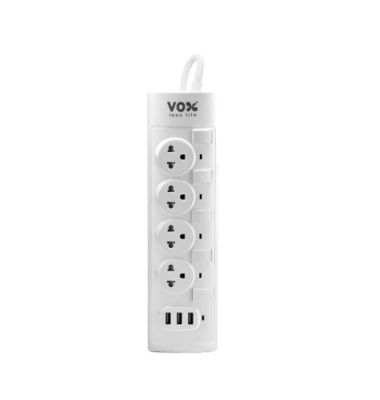 PLUG (ปลั๊กไฟ) VOX NOVA POWER F5ST3-NO02-4532 5.0 METER WHITE