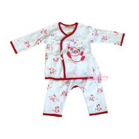 เสื้อผ้าเด็กแรกเกิดแบรนด์ Kiddo by BSC (ลายหมีแพนด้า ผูก) Size 70