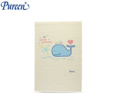 Pureen เพียวรีน ยางปูที่นอนแบบอัดลม แบบพิมพ์ลาย ไซส์ L ขนาด 60x90 cm