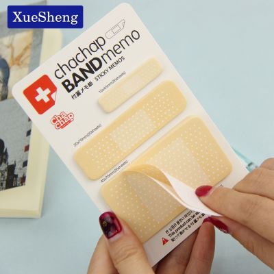 1PC Band Aid Memo Stickers Notes Paper Notepad Kawaii Stationery Office Papeleria