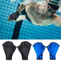 Aqua Gloves Webbed Paddle Neoprene Gloves for Swim Fitness Water Aerobics and Swimming Resistant Training Gloves for Men Women Children enjoyment