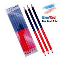 3Pcs/6Pcs/12Pcs Double Color Pencil Red Blue 3.0 Core Lead Dual Head For Art Drawing Sketch Draft Office School Work Note Mark Drawing Drafting