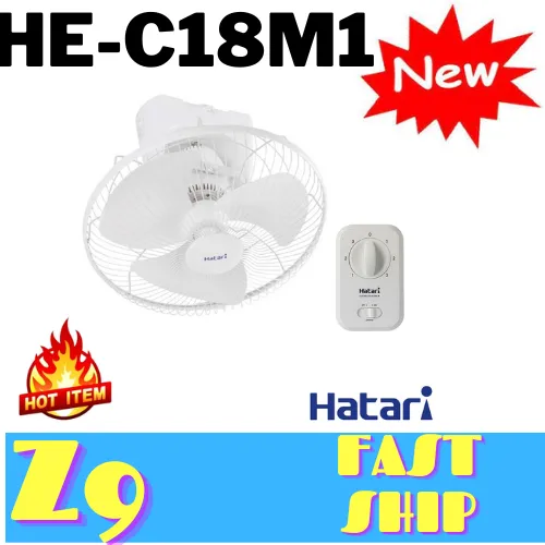 HATARI CEILING FAN HATARI HEC18M1 S 18inci Lazada