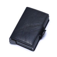 Weduoduo New Wallet Men Money Bag Mini Purse Male Vintage Automatical Aluminium Rfid Card Holder Wallet Small Smart Wallet