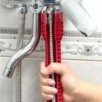 Plumber Tools 8 in 1 Multifunctional English Key Sink Faucet Key Wrench Set Kitchen Anti-slip Repair Pipe Multi Key Hand Tools