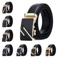 New Famous Brand Belt New Male Designer Automatic Buckle Leather Men Belt 3.5cm Luxury Belts for Men Ceinture Homme mens Belts  Floaties