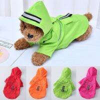 S-XL Creativity Pets Clothes Hooded Raincoats Reflective Strip Dogs Rain Coats Waterproof Outdoor Breathable Net Yarn Jackets Clothing Shoes Accessori