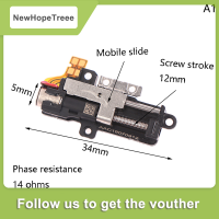 NewHopeTreee มอเตอร์แบบก้านกดขนาดเล็กพร้อ DC5V เตอร์แบบสไลด์มอเตอร์เชิงเส้นยาว