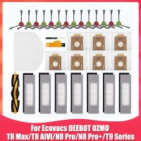 Replacement Accessories for Ecovacs DEEBOT OZMO T8 Max T8 AIVI N8 Pro/N8 Pro+ Robot Vacuum Cleaner Spare Parts