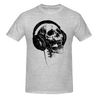 Music Forever Dj Skull Headphone Skull Print T-shirt Streetwear  Graphics Tshirt s Tee Tops - T-shirts - AliExpress