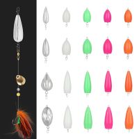 [HUYE Outdoor Store] 10Pcs Fly Fishing Lures อุปกรณ์เสริม Long Cast Assistor Floating Stroke/sinker With Pin Glow เหยื่อประดิษฐ์ SHUYE Outdoor Store Tackle