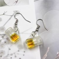 New simulation beer cup earrings Fashion creative Earring for Women Gift Earrings Jewelry Wholesale