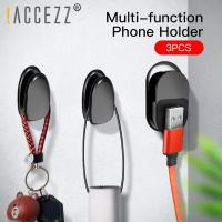 !ACCEZZ 1 Set Multifunction Car Phone Holder For Oppo Vivo Magnetic Universal Wall Sticker Stand Paste Hook For iPhone Xiaomi Samsung Support