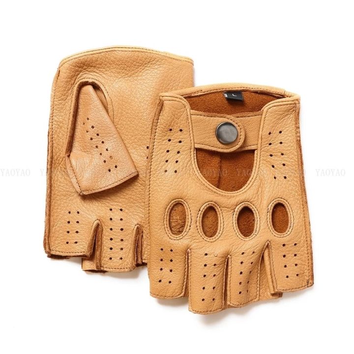 jw-high-quality-mens-leather-gloves-driving-unlined-goatskin-half-fingerless-male-mitten