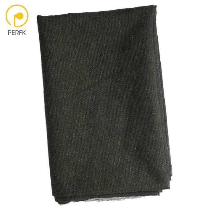Perfk Fusible Iron on Non woven Interfacing Black Lining Lightweight