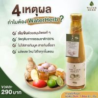 WATERHERB TONE GARLIC EXTRACT น้ำกระเทียมโทน ขิง มะนาว น้ำแอปเปิ้ลไซเดอร์ น้ำผึ้ง สกัดเข้มข้น 100% 4 ขวด