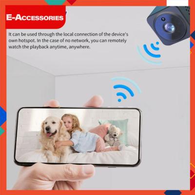 ZZOOI Webcams Cameras Camera Night Infrared Wireless As02 Night Vision Voice Intercom Home Security Wifi New Small Square Camera