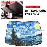 สำหรับ Tesla รุ่น Y 3 X S Starry Sky กระจกรถยนต์ครีมกันแดด Window Cover Visor Sun Shade Blocks UV Ray Protection Parasol Coche