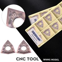 10Pcs WNMG080404-HA LF6018 WNMG080408-HA LF6018 เครื่องมือภายนอกคาร์ไบด์แทรกเครื่องกลึง CNC เครื่องมือแทรกสําหรับสแตนเลส