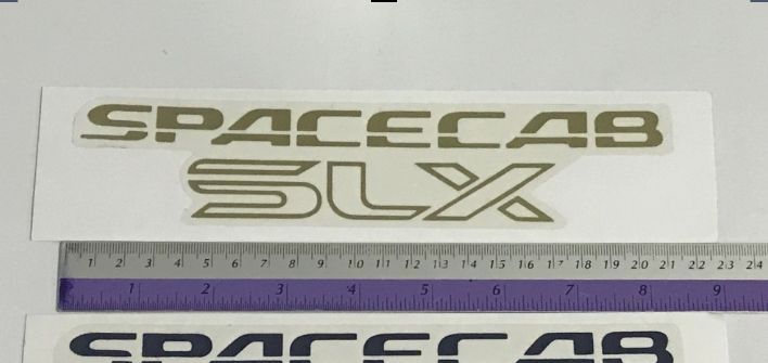 สติ๊กเกอร์แบบดั้งเดิม-ติดฝาท้าย-isuzu-tfr-คำว่า-spacecab-slx-sticker-ติดรถ-แต่งรถ-อีซูซุ-สติกเกอ-สติกเกอร์