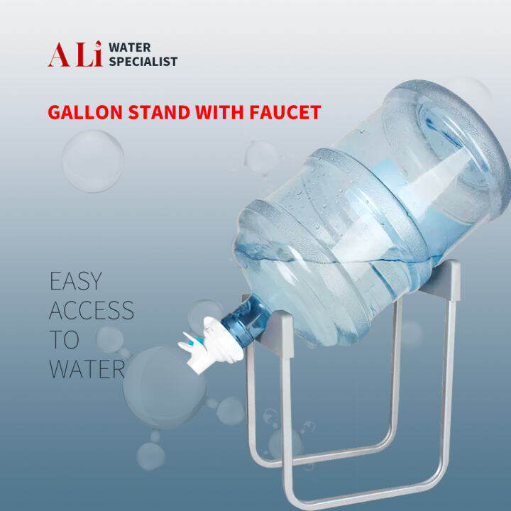 Detachable Bracket Bottled Water Dispenser Drinking Bucket Gallon Stand w/ faucet Lazada PH