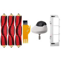 2 Set Vacuum Cleaner Accessories: 1 Set Detachable Main Roller Brush + Cleaning Brush &amp; 1 Set Roller Cover, Wheels