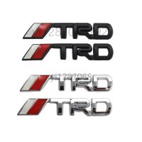 Hot New Car Styling Black and Silver 3D Car TRD Logo Emblem Badge Sticker Metal Decal for Toyota Camry Corolla Yaris Car Accessories