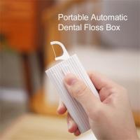 Floss Dispenser Portable Floss Storage Box Reusable Toothpicks Container Home Storage Boxes