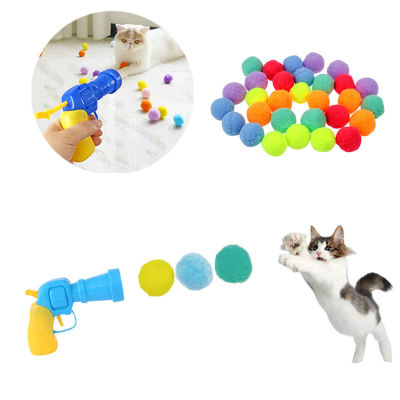 Pet Supplies For Cats Amusement Pet Accessories For Interactive Play Fun Cat Teaser Toy Catapult Gun For Pet Playtime Interactive Cat Toys
