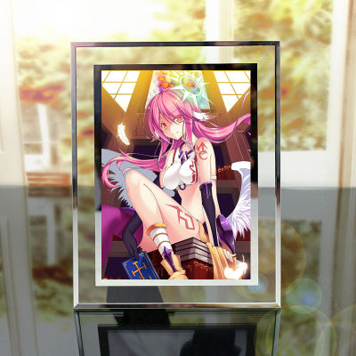 No Game No Life Photo Frame Anime Glass Decoration Frame Transparent Painting Frames