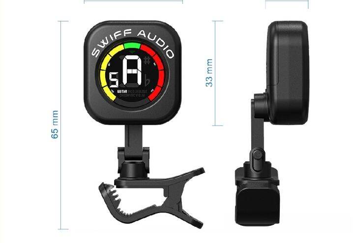 swiff-guitar-tuner-clip-on-high-precision-micro-tuner-auto-off-tuner-for-all-12-string-instruments-bass-ukulele-violin-chromatic