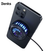 Benks W07 Cho iPhone 12 13 Mini Pro Max Bộ Sạc Không Dây Từ Tính Làm Mát