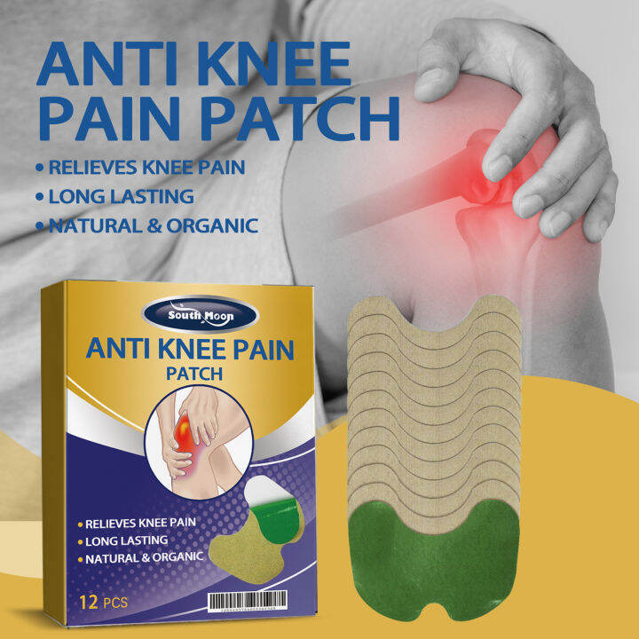 South Moon 12 Pcs/Pack Anti-knee pain patch relieve soreness, weakness ...