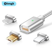 [HOT T] สายสำหรับ iPhone แม่เหล็ก E04 Elough 8 POCO X3 Xiaomi Micro USB Type C สายโทรศัพท์มือถือชาร์จแบบเร็วสาย USB ชาร์จแม่เหล็ก