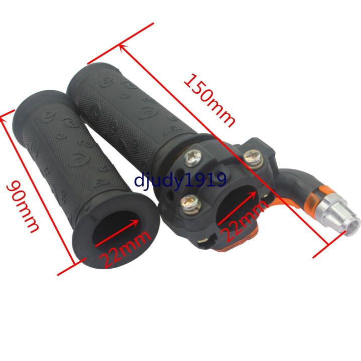 22mm-mini-quad-motor-pocket-bike-handle-bar-grips-throttle-clamp