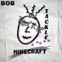 BOB เสื้อ Tackle4826 TackleMinecraft (สีขาว/สีดำ) Cotton 100% นุ่มใส่สบาย unisex tshirt SMLXL2XL3XL unisex #polo