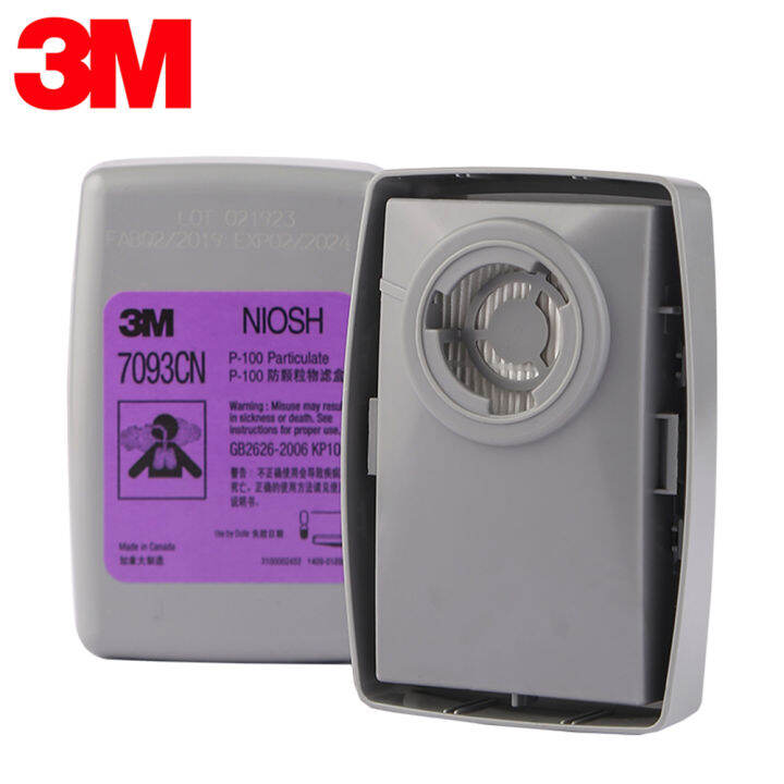 3m-6800-7093cn-ชุดฟิลเตอร์แบบเต็มหน้า-กันฝุ่น-p100-เครื่องมือป้องกันความปลอดภัยแก๊ส