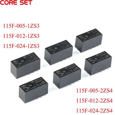 1Pc Relays JQX-115F-005-2ZS4 5V 16A 8PIN HF115F-012-1ZS3 12V 8A 8Pin 1 Set or 2Sets of Conversions 5V 12V 24V JQX HF Electrical Circuitry Parts