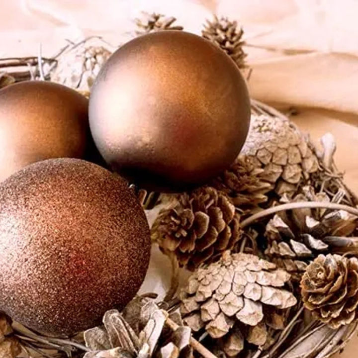 ลูกบอลคริสมาสต์กันแตกของตกแต่งต้นไม้ลูกบอลคริสมาสต์เครื่องประดับวันหยุดตกแต่งบอลแต่งงาน1-6-4ซม-ชุด36ชิ้นเครื่องประดับคริสต์มาส