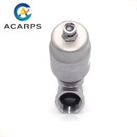 1-1/2" Stainless steel pneumatic seat valve  DN40 female thread Y type high temperature steam Angle seat valve