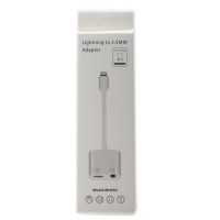 ตัวแปลงหูฟัง  Mh-030 ตัวต่อหูฟังสำหรับ อะแดปเตอร์ iphoneฟังเพลง + ชาร์จได้ Adapter Lightning to 3.5mm Adapter